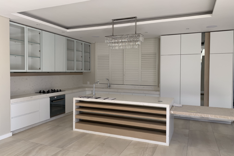 Cream Kitchen with Cream Stone Tops