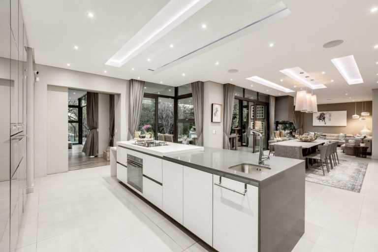 Grey and White Modern Kitchen