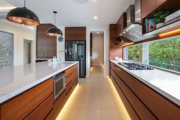 Walnut finished Kitchen